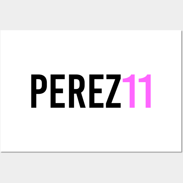 Sergio Perez 11 Design Wall Art by GreazyL